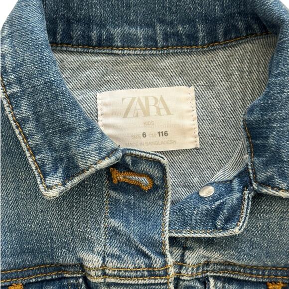 ZARA KIDS Denim Jacket 6 - Picture 2 of 4
